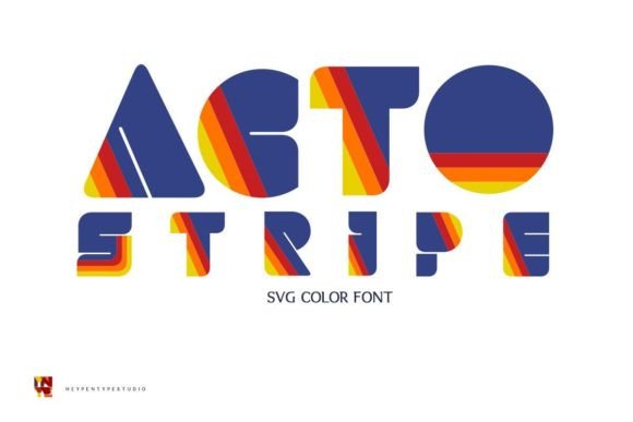 Acto Stripe: A Retro Color Font That Grabs Attention—Fast