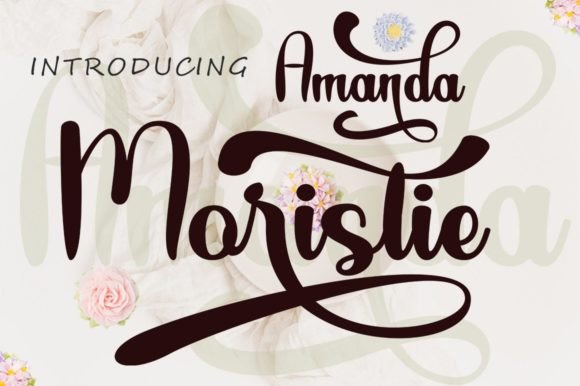 Amanda Moristie: A Retro Handwritten Font That Lands With Confidence