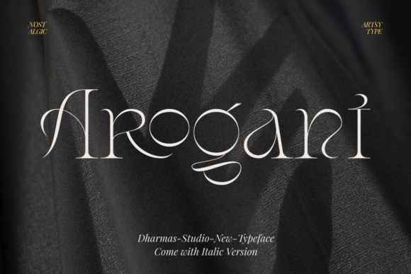 Arogant: A Classy Serif Font for Digital Branding