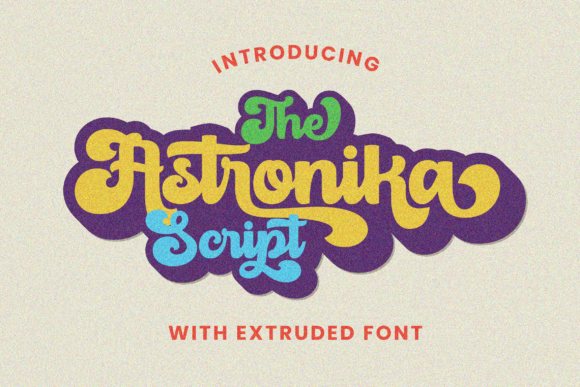Astronika: A Bold Retro Script Font for Real Business Branding