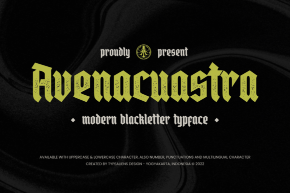 Avenacuastra: The Blackletter Font That Anchors Your Campaign