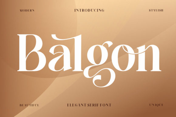 Balgon: A Serif That Speaks With Quiet Authority