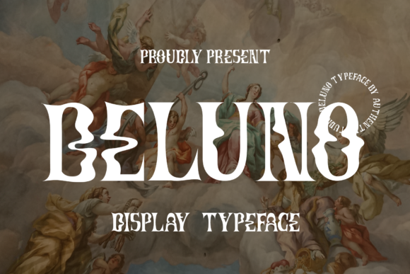 Beluno: A Retro Serif Typeface for Editorial Playfulness