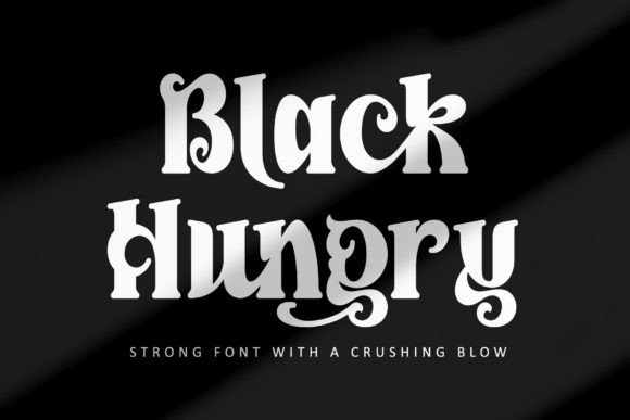 Black Hungry: A Bold Modern Serif for Impactful Branding