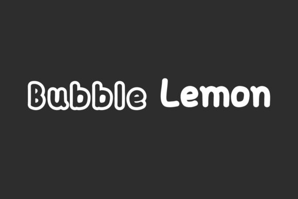 Bubble Lemon: A Playful Yet Polished Sans Serif