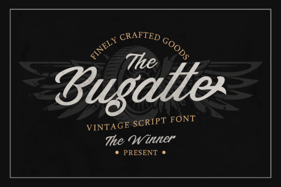 Bugatte: A Vintage Script Font That Elevates Digital Branding