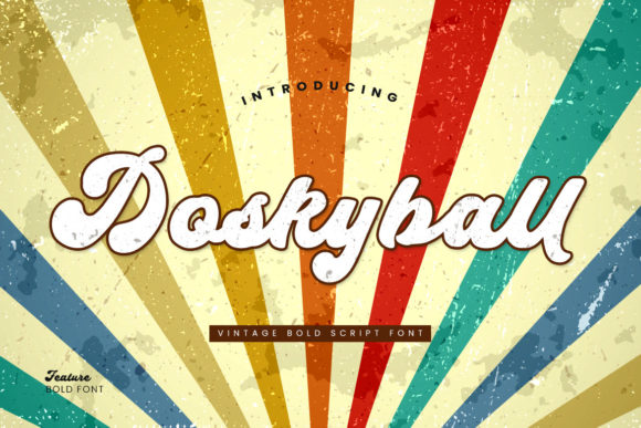 Doskyball: A Bold Handwritten Font for Standout Web Headlines