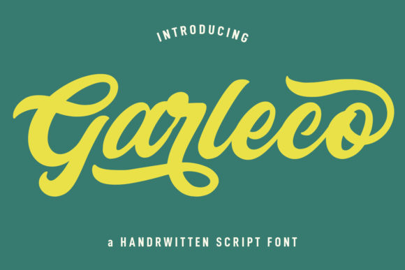 Garleco: A Bold, Retro Handwritten Typeface for Standout Branding