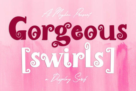 Gorgeous Swirls: A Slab Serif That Commands Attention