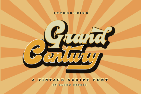 Grand Century: A Retro Script Font That Earns Its Place