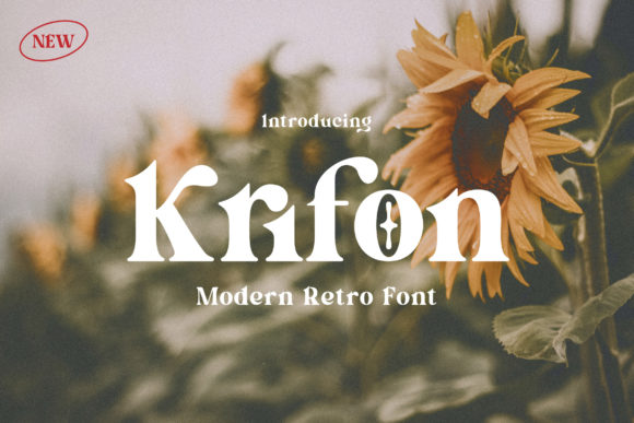 Krifon Serif Font for Handmade Labels & Printables