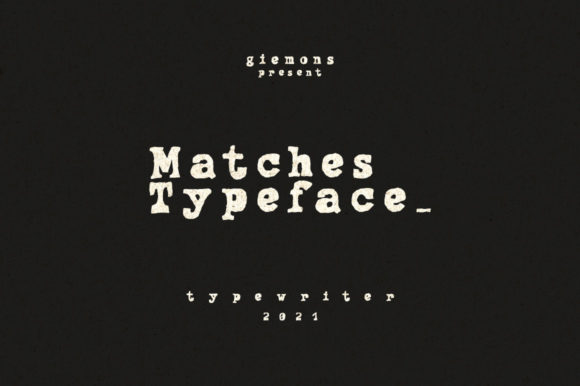 Matches Serif Font for Confident Branding
