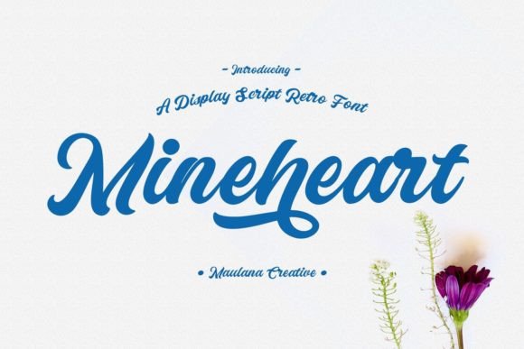 Mineheart: A Refined Script Font for Editorial Elegance