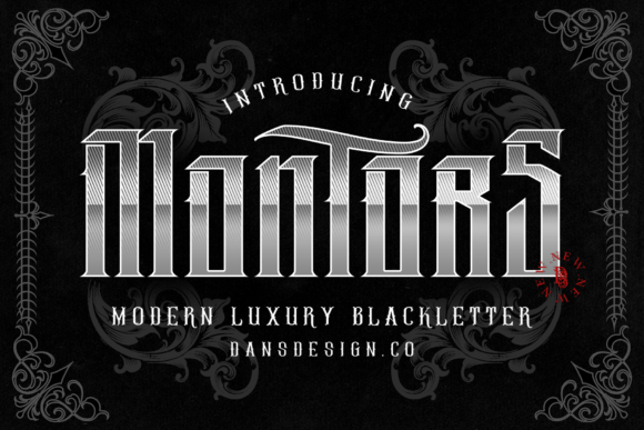 Montors: A Bold Blackletter Font for Memorable Branding