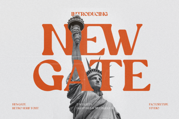 Newgate Serif Font: Retro Charm Meets Modern Brand Clarity