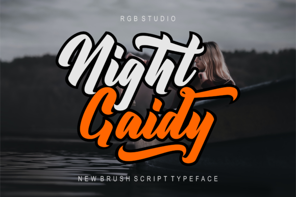 Night Gaidy: A Bold Retro Script Font for Authentic Branding