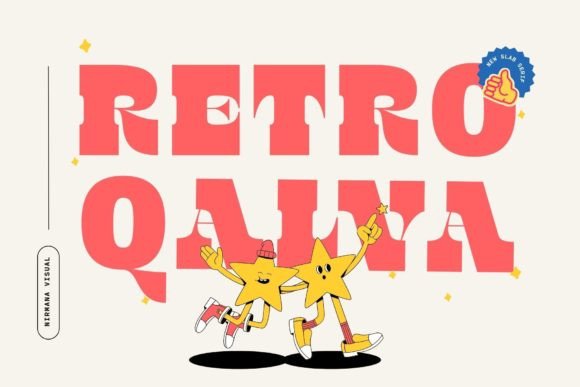 Retro Qalva: A Display Font for Distinctive Editorial Identity