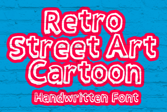 Retro Street Art Cartoon: A Display Font That Makes Your Brand Pop