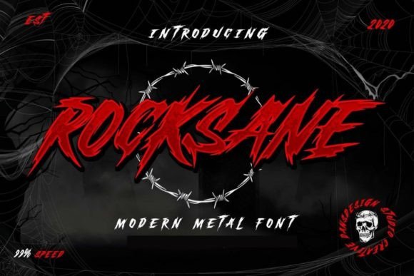 Rocksane: A Bold Blackletter Font for Memorable Branding