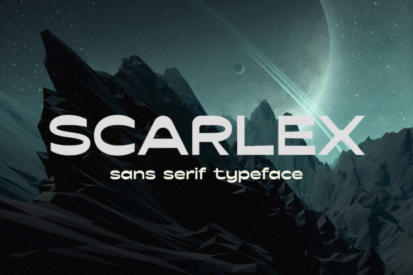 Scarlex: A Sans Serif Typeface That Commands Attention