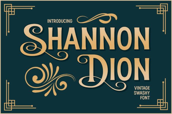 Shannon Dion: A Vintage Display Font That Earns Its Place