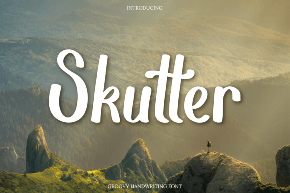 Skutter: A Retro Handwritten Font for Digital Branding