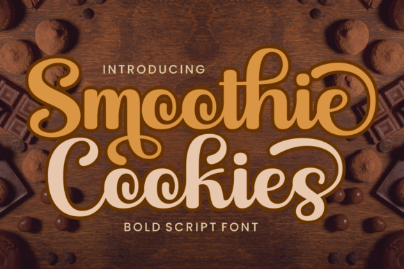 Smoothie Cookies: A Retro Script Font That Feels Like Homemade Magic