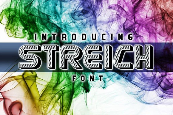 Streich: A Retro Display Typeface That Cuts Through the Feed