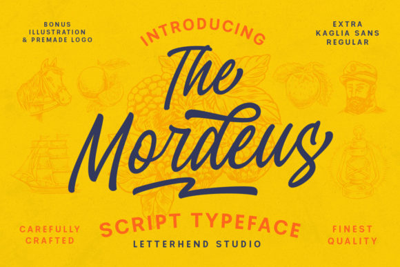 The Mordeus: A Retro Script Font That Builds Brand Trust