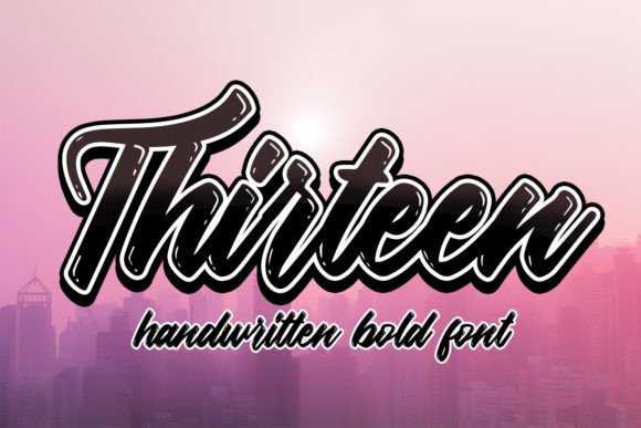 Thirteen: A Handwritten Font That Feels Like a Quiet Conversation