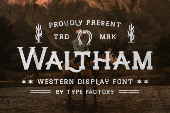 Waltham: A Western Serif Font That Makes Your Campaign Stand Out