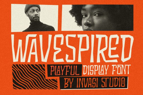 Wavespired: A Playful Yet Polished Display Font for Real Branding